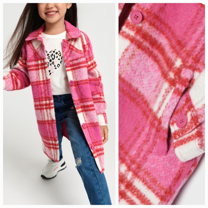 Куртка сорочка Sinsay в клітинку 140 см