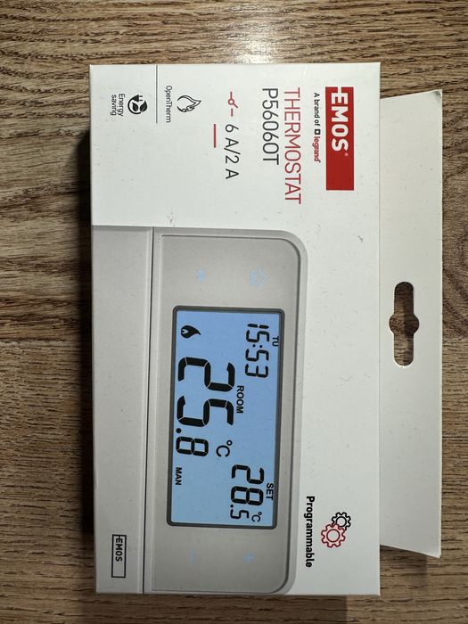 Programowalny termostat EMOS P5606OT.