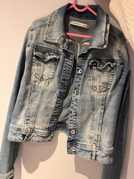 Kurtka jeansowa damska stradivarius L NOWA