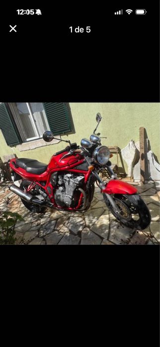 Suzuki Bandit 600 (57kw) de 1999 com 34950 (reais) Estimada. Moto de garagem. Preço Fixo