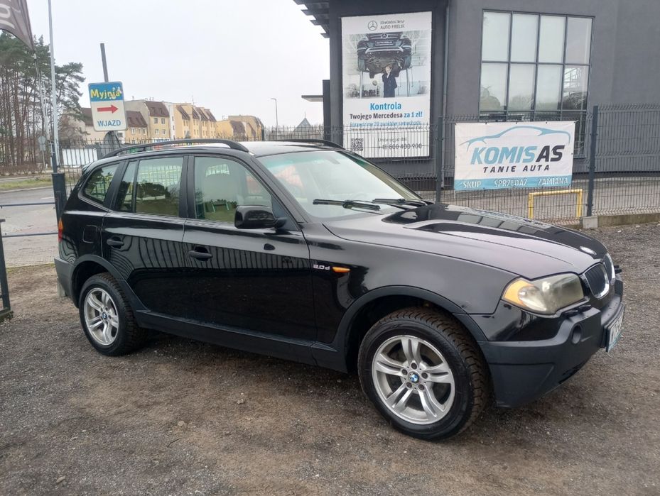 BMW X3 2.0D 150KM 2005r • SKÓRA • KLIMA • zimówki 4x4 • TORUŃ FV 23%