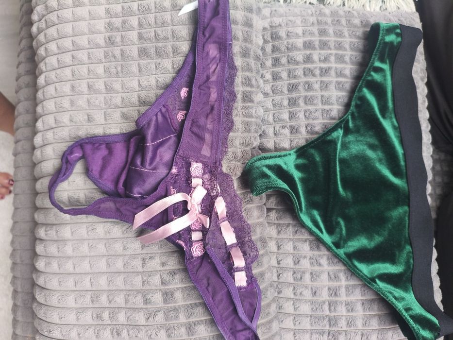 Bielizna sexy majtki damskie l 40 2 szt