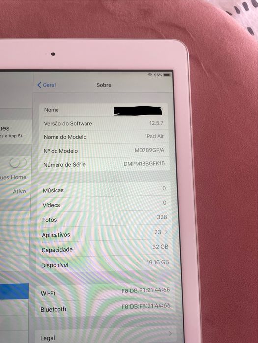 iPad Air (2013) 1ª geração como novo