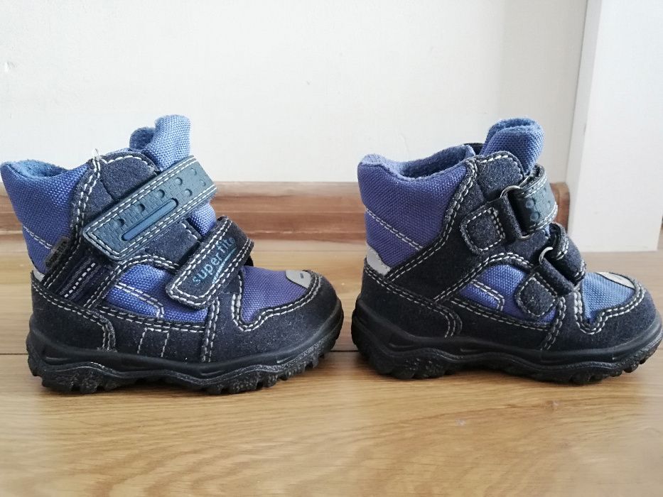 Buty zimowe śniegowce Superfit Husky z Gore-Tex, r. 21, jak nowe!