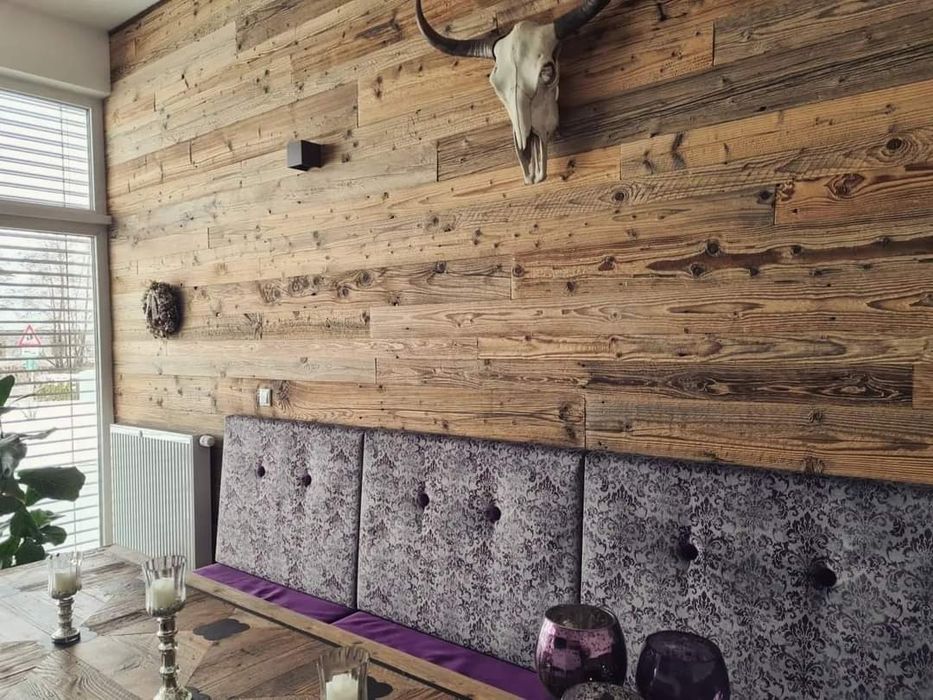 Stare drewno z odzysku z rozbiórki stodoły nie postarzane wysyłka