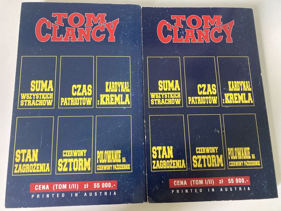 Suma wszystkich strachów Tom Clancy tom 1-2