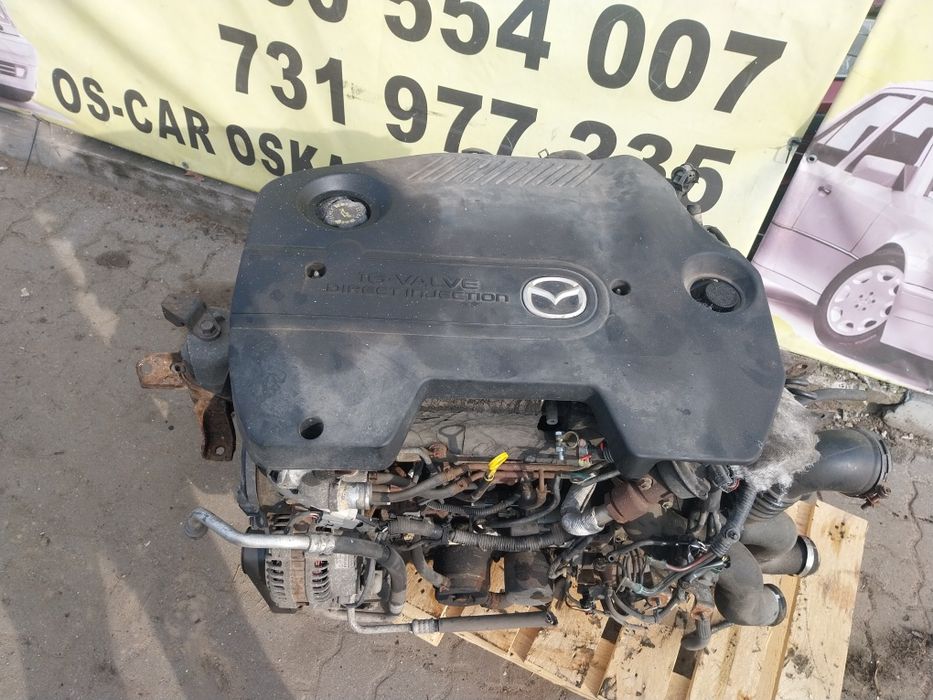 Mazda 6 I  silnik kompletny z osprzętem sprawny   2.0 diesel CITD