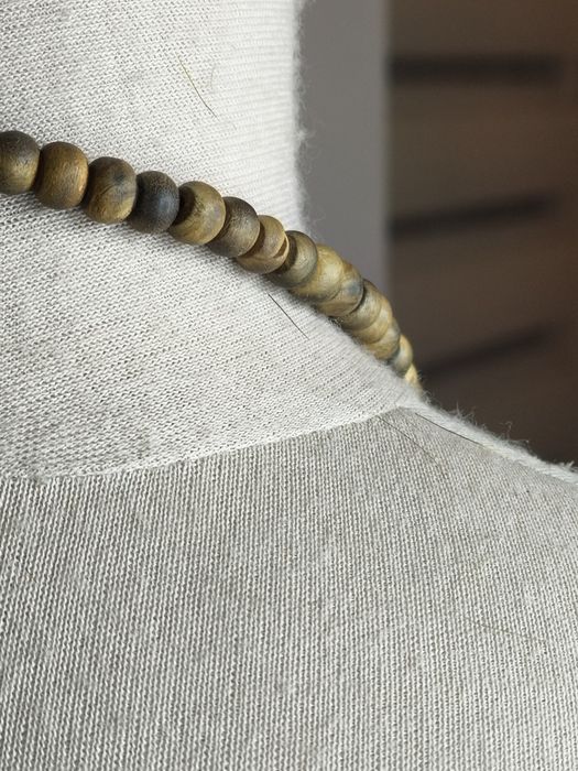 Naszyjnik w stylu etno z drewna 185