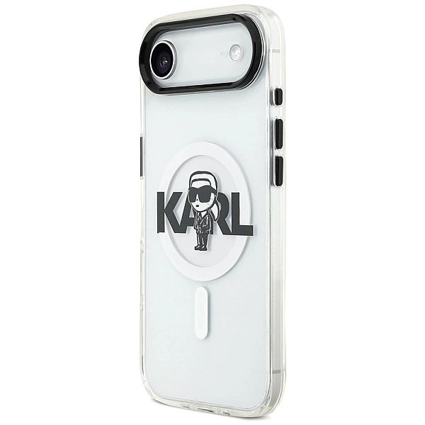Etui Karl Lagerfeld IML Karl Sketch Logo MagSafe do iPhone 17 Air - pr