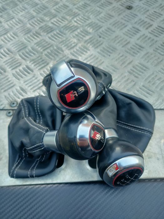 Audi A3 S3 RS3 Sline 8P gałka zmiany biegów mieszek lift DSG Stronic