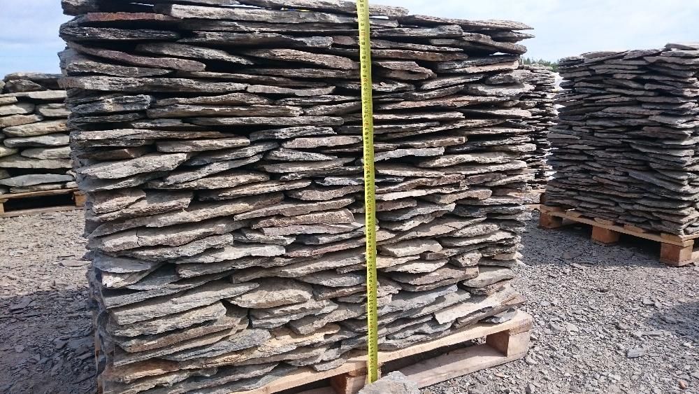 łupek szarogłazowy elewacyjny 1-3 cm na ściany, murki, oczka, wysyłka