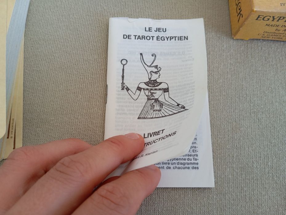 Egyptian tarot deck