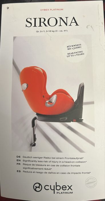 cadeira sirona cybex platinum - 0-18kg