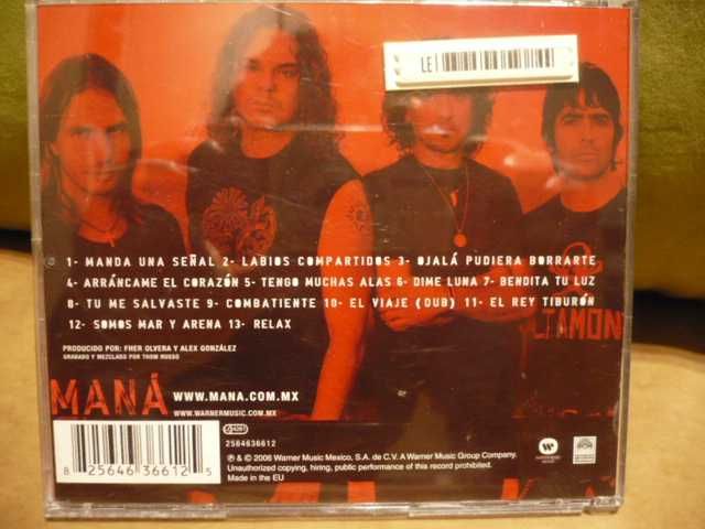 Płyta CD grupy Mana Amar es combatir.Zapraszam.