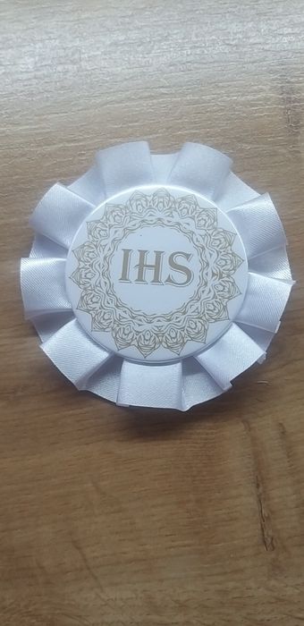 Sprzedam kotylion/ broszkę/ przypinkę IHS