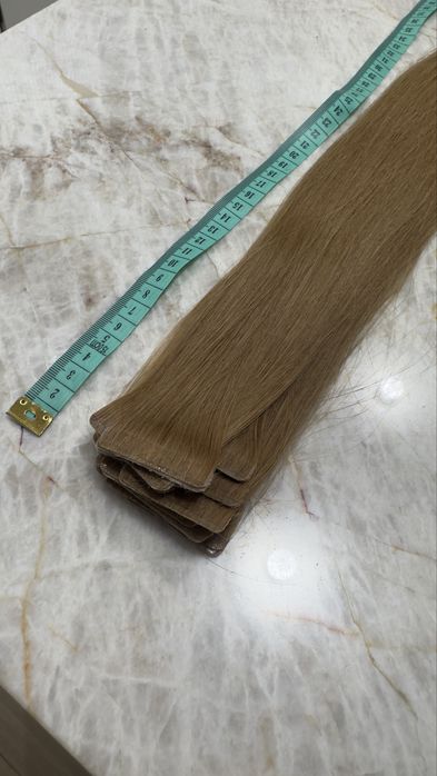 Włosy na taśmie 52 cm (20 kanapek) miodowy blond