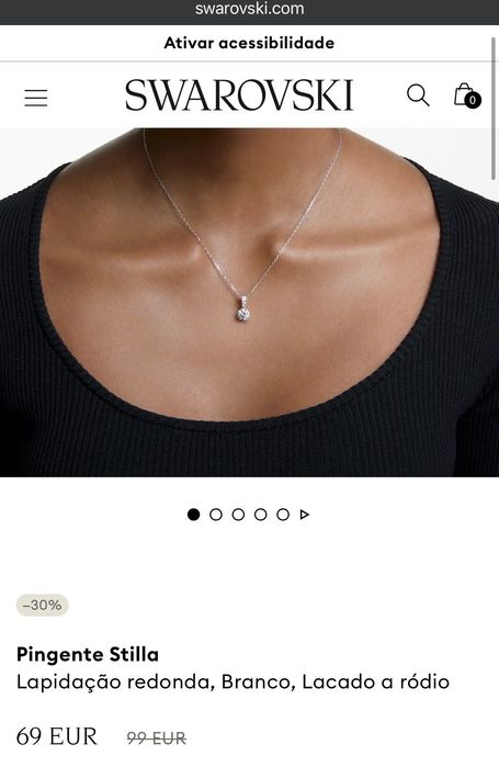 Pendente Stilla Swarovski
