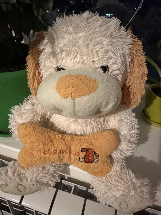 Віддам безкоштовно мʼяку іграшку песика