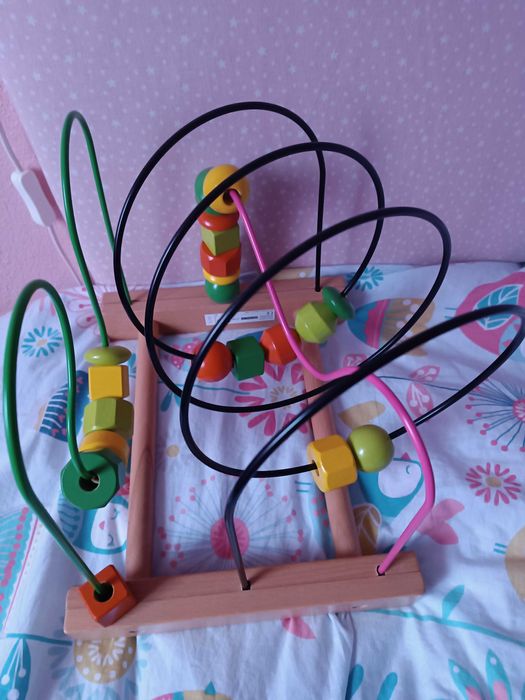 Labirinto-com contas em madeira (12+) IKEA- Mula