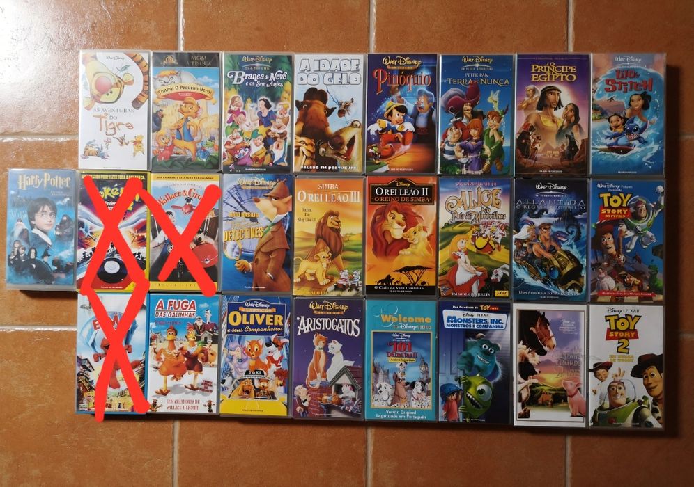 Filmes VHS - Infantis/Juvenis/Animação em bom estado - 2€ por filme