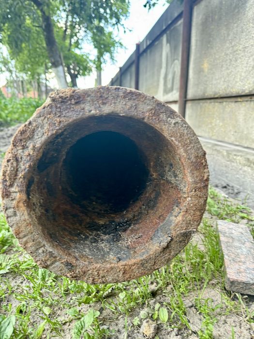 каналізаційна чугунна труба 6шт