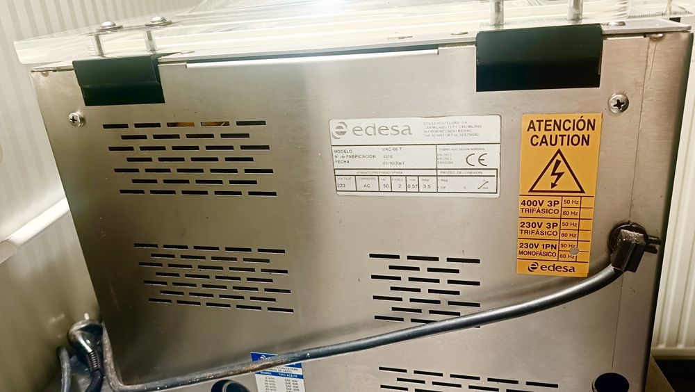 Zgrzewarka, pakowarka próżniowa EDESA, pompa BUSCH, 230 V
