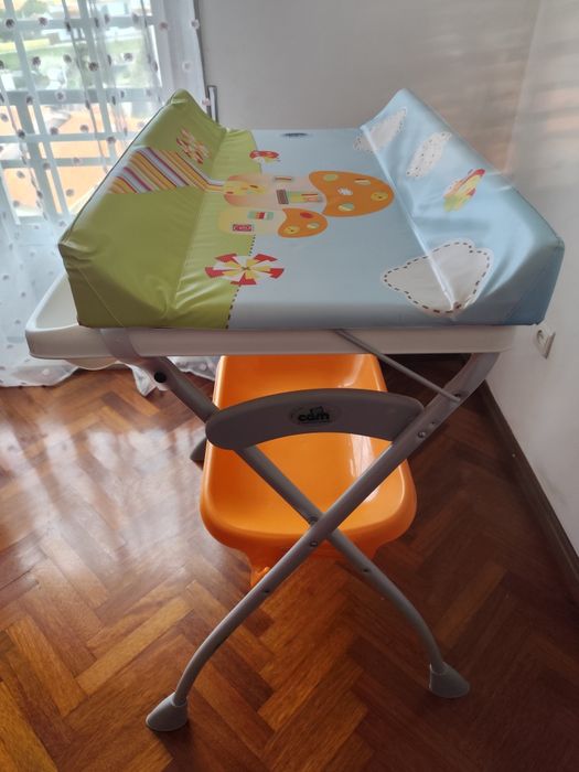 Trocador com banheira