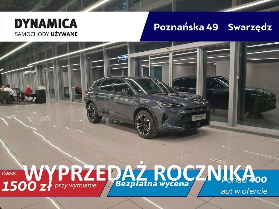 Cupra Formentor VAT 23% 1.5 e-TSI 150KM DSG 2024 r., salon PL, pakiet EDGE, I wł.