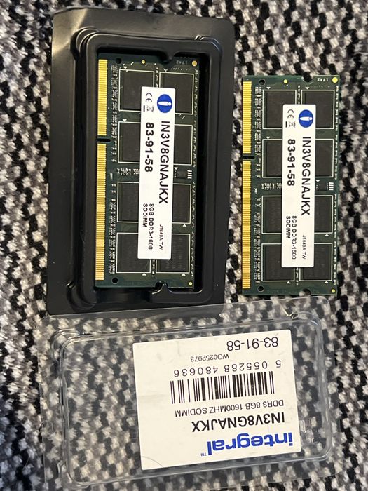 Pamięć RAM DDR3 1600MHz (2x8GB) 16GB