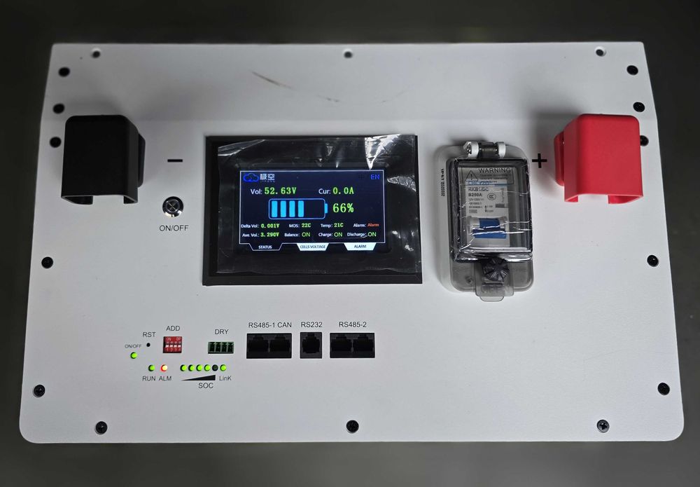 Pionowy magazyn energii 17,2kWh 48V ogniwa EVE MB31v3 BMS JK 200A/350A