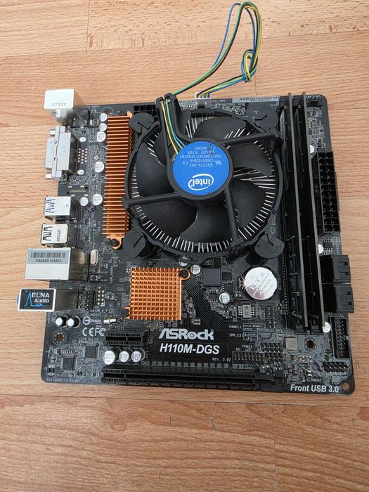 i5-6600 3.9Ghz/Asrock h110m DGS  Бистрий комплект 4ядра s1151 для пк