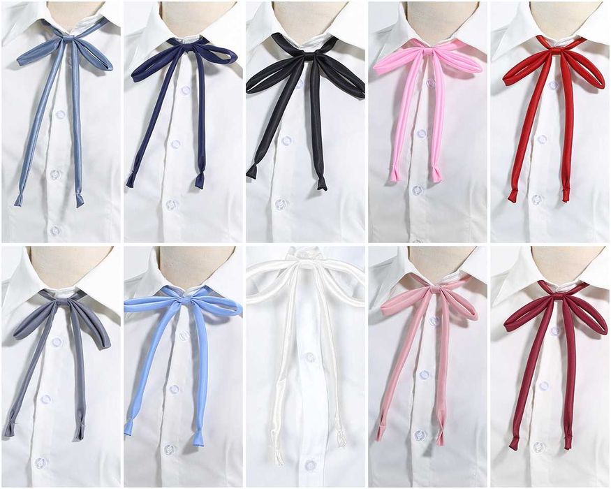 Чорна краватка на резинці жіноча регат на дівчинку класичний галстук