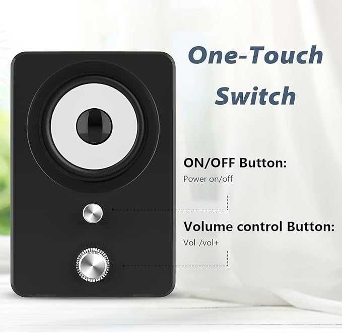 Głośniki komputerowe z subwooferem 3W + 2x 2,5W  AUX Jack 3,5 459