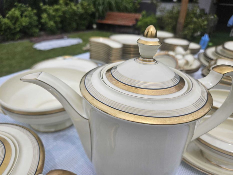 Duży piękny zestaw kawowy obiadowy -  porcelana eschenbach!!