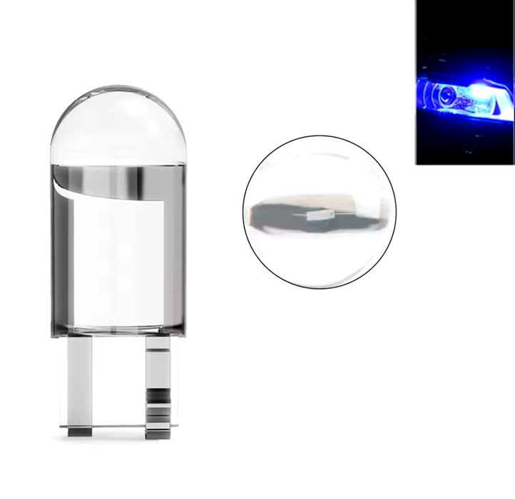 Żarówka LED W5W 12V biała czerwona niebieska komplet 2szt. Jasne!