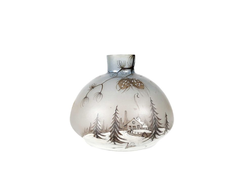 Vaso vidro Leune Arte Nova | século XX