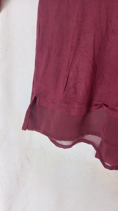Camisola bordaux manga comprida