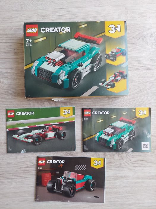 LEGO Creator 3w1 Uliczna wyścigówka 31127