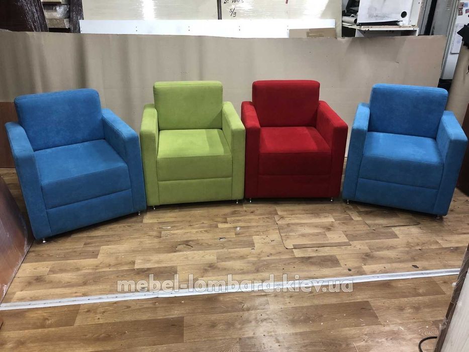 Кресло тканевое, (4шт) , бу