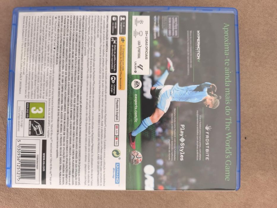 Jogo PS5 FC24 como novo