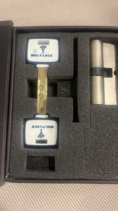 Cilindro canhão fechadura alta segurança Mul T Lock 800 como nova