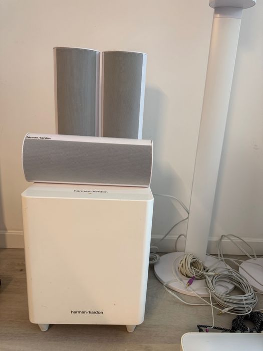 Harman/ KARDON kino domowe BIAŁE