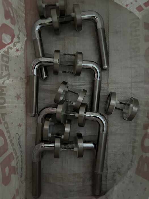 Conjunto 4 puxadores de porta interior (completos)