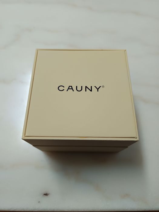 Relógio Cauny  Facett prateado Novo de senhora
