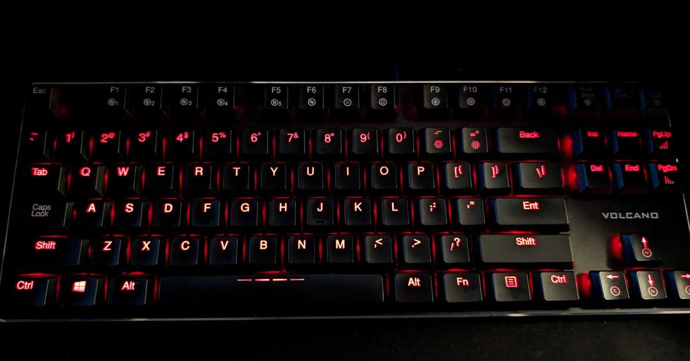 Klawiatura mechaniczna VOLCANO Modecom Blade Ultra Thin.