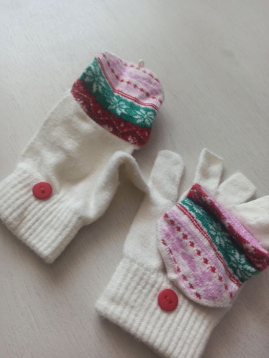Komplet zestaw czapka szalik komin rekawiczki