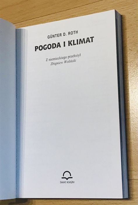 Książka Pogoda i Klimat