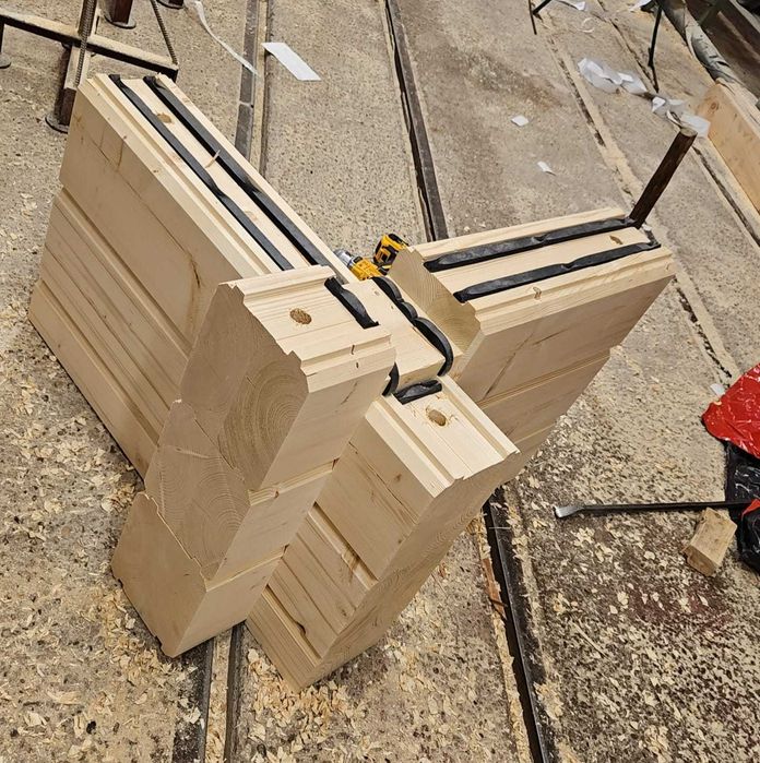 Frezarko-czopiarka do produkcji domów