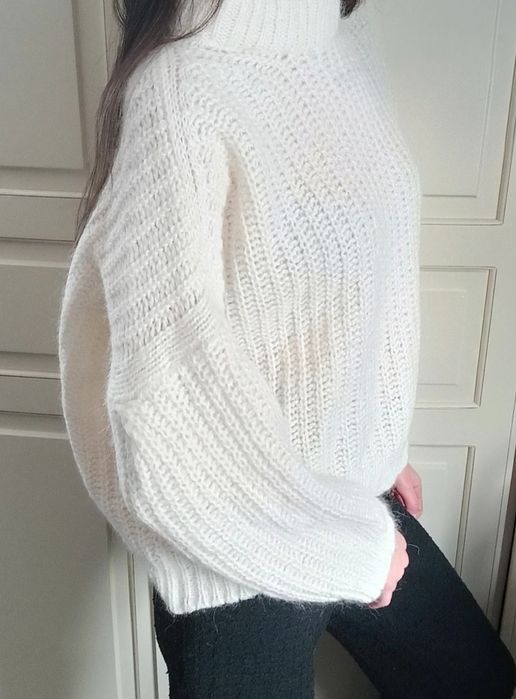 Sweter Ba&sh alpaka + moher z dodatkiem