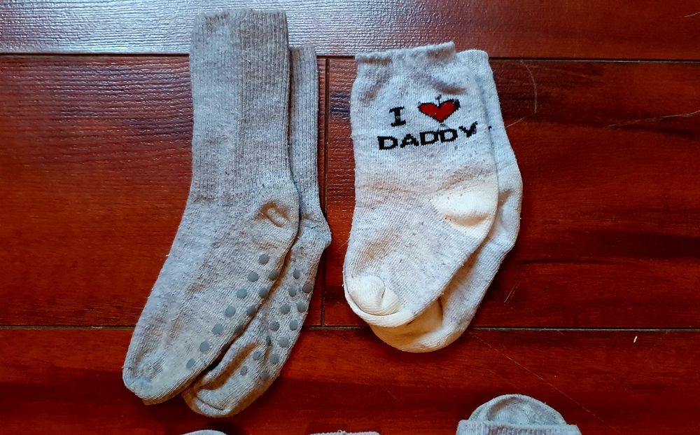 8 pares meias unisexo tam.19-21